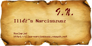 Illés Narcisszusz névjegykártya